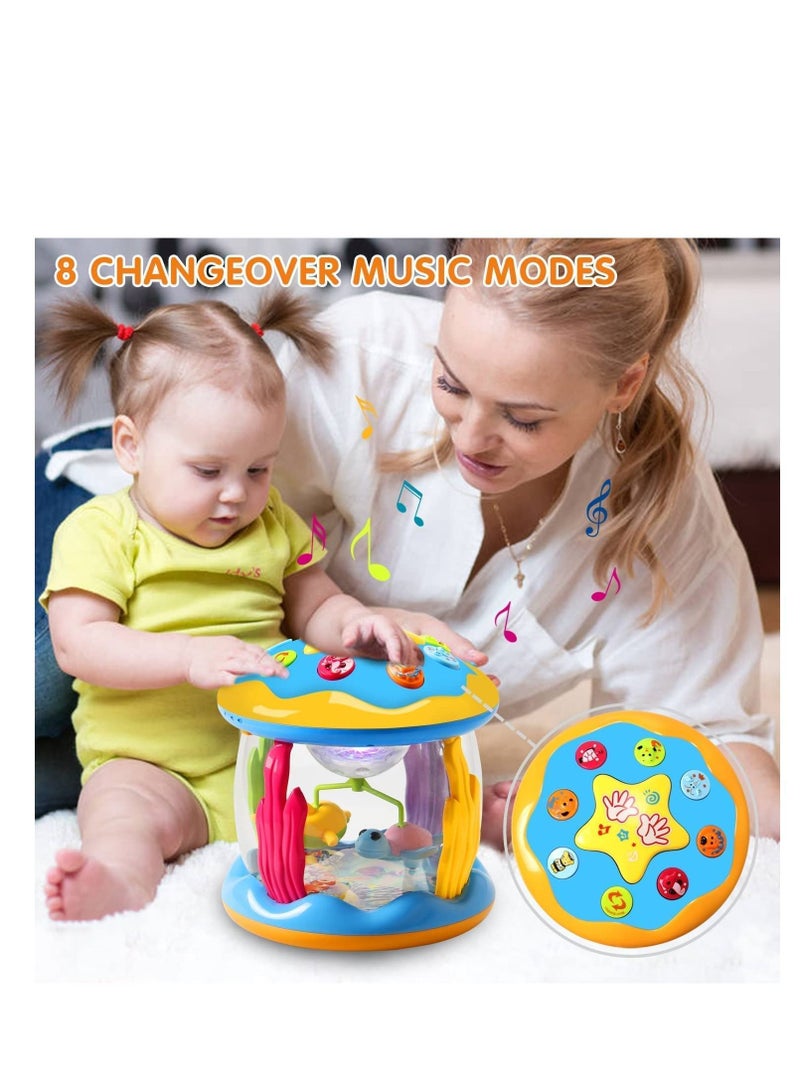 Dubkart Baby Toys 6 to 12 Months Ocean Rotating Projector - Early Education Toys 12-18 Months with Various Pacify Music/Light Kids Toddler Toys for 1 2 3+ Year Old Boys Girls Birthday - Image 2