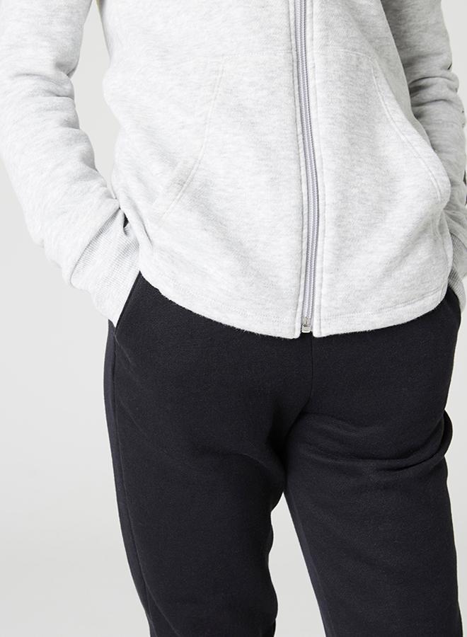 DECATHLON Girls' Warm Brushed Jersey Jogging Bottoms 500 - Image 2