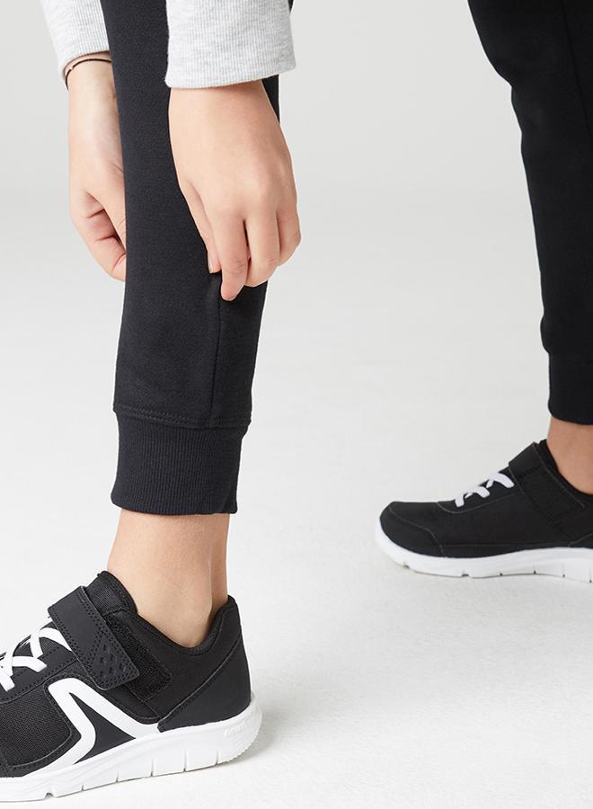 DECATHLON Girls' Warm Brushed Jersey Jogging Bottoms 500 - Image 3