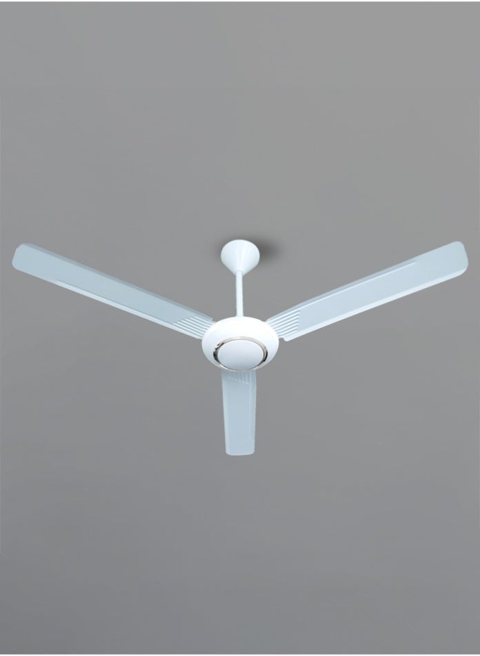 مودي مروحة سقف ثلاثية الشفرات مقاس 56 بوصة مع تحكم بخمس سرعات - للاستخدام الداخلي، موفرة للطاقة، هادئة التشغيل، مثالية لغرف النوم والمعيشة (ديكور فضي) - Image 3