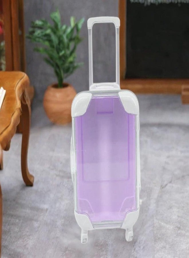 دروبوسيل حقيبة سفر صغيرة من DROPOSALE، حقيبة سفر صغيرة وردية اللون بعجلات، علبة حلوى للرموش ودمى الحلوى، منظم تخزين للسفر للنساء والفتيات، عبوة من قطعة واحدة (فريدة من نوعها) - Image 3