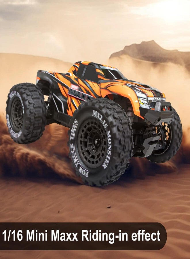 LRFHL 12mm Hex RC Wheel Tires for 1/16 Traxxas Mini Maxx 107154-1 Mini XRT VXL 108076-1 E-Revo Mini XRT MJX 16207 16210 16209 16208 HSP 94186 LOSI 1/18 Mini LMT RC Truck Tires Wheel Upgrade (4PCS) - Image 2