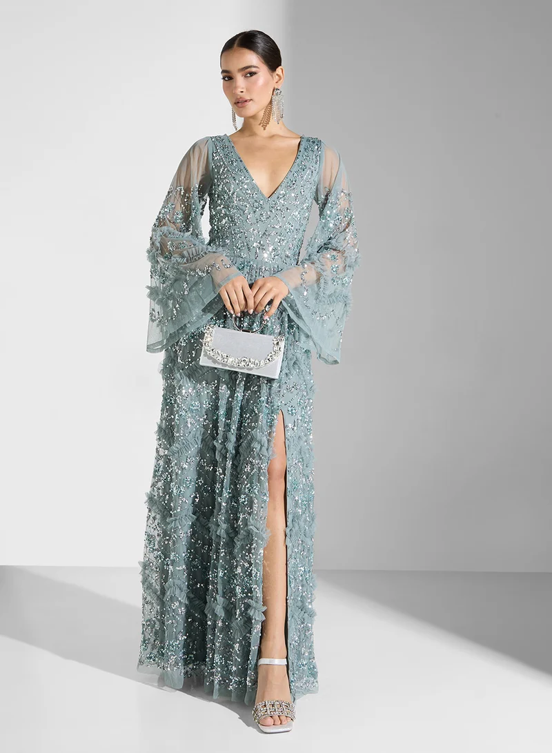 Maya Sequin Embellished Dress