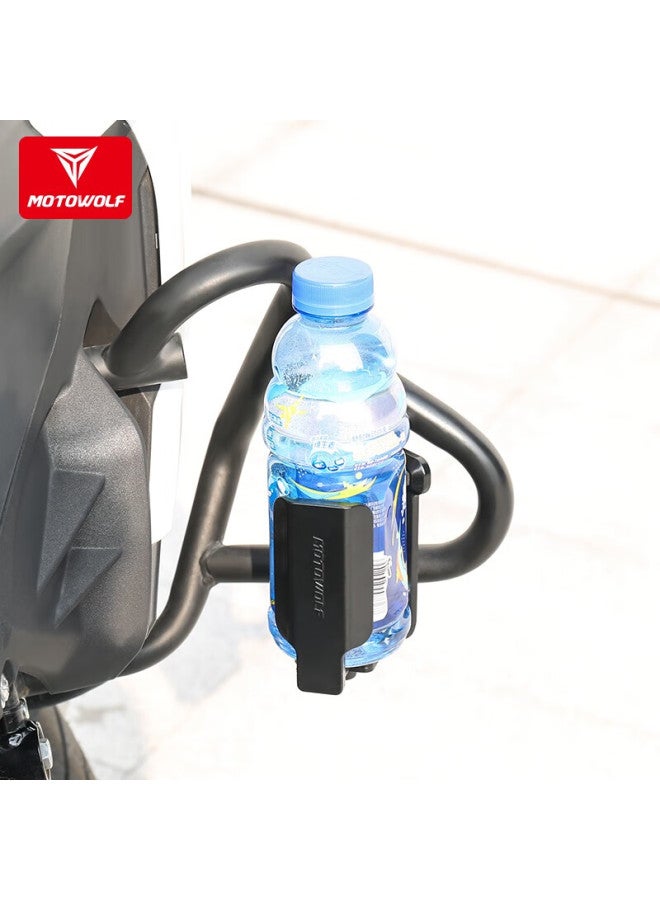 Motowolf Motorcycle Cup Holder, Bumper Cup Holder, Scooter Cup Holder, Universal Adjustable Bicycle Drink Bottle Holder, Motorcycle Travel Equipment - Image 3
