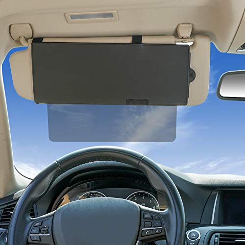 WANPOOL Car Visor Extender WANPOOL Visor Sunshade Extender with See Through Piece to Pull Downward - Image 1