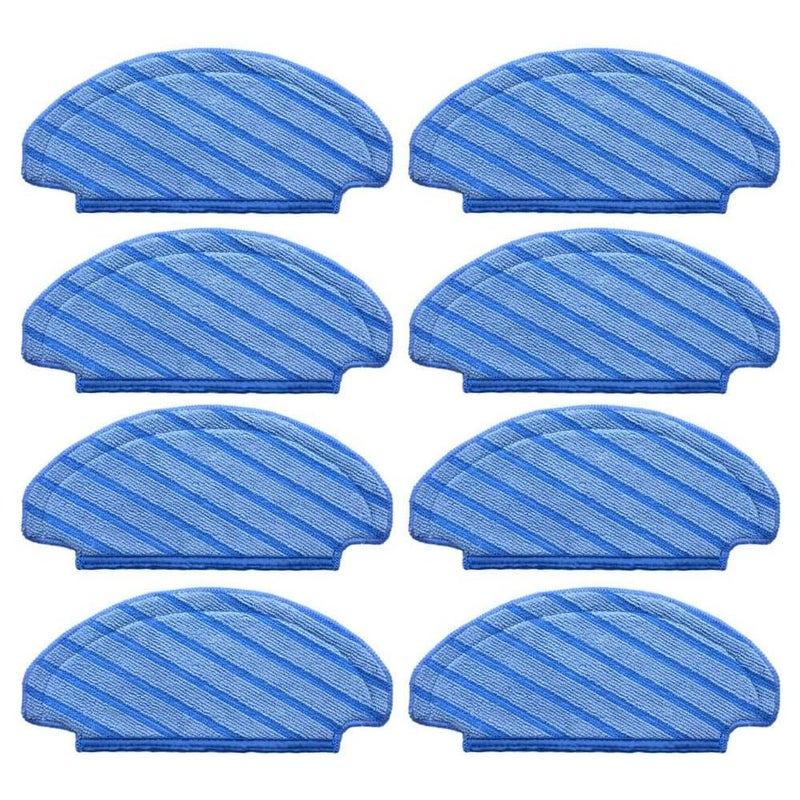 Neutop neutop Replacement Washable Mopping Pads Compatible with Ecovacs Deebot T8 T8 T8 Aivi N8 N8 ProPro N10 Plus Robot Vacuums and Mops 8Pack 