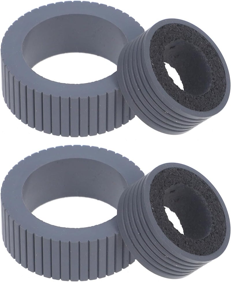Zerodeko 4pcs Scanner Roller Pager Accessories Replacement for Compatible Ix1500 Ix1600 Scanner Parts Roller Pager Spare for Office and Home Use - Image 1