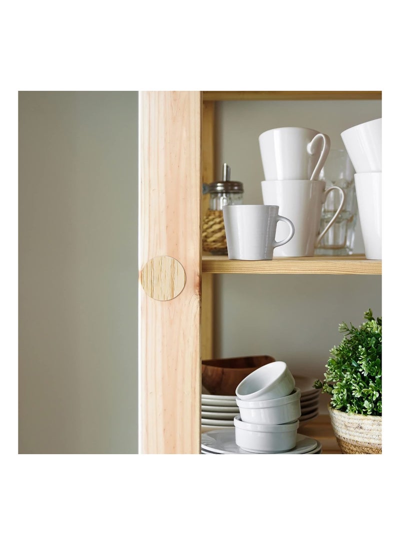 Y&D 648 Pieces Adhesive Screw Stickers, Hole Covers PVC Cover Caps 12 Colors Waterproof Wood Textured for Wall Cabinets Desk Screws Furniture Repairing (Classic Style) - Image 5