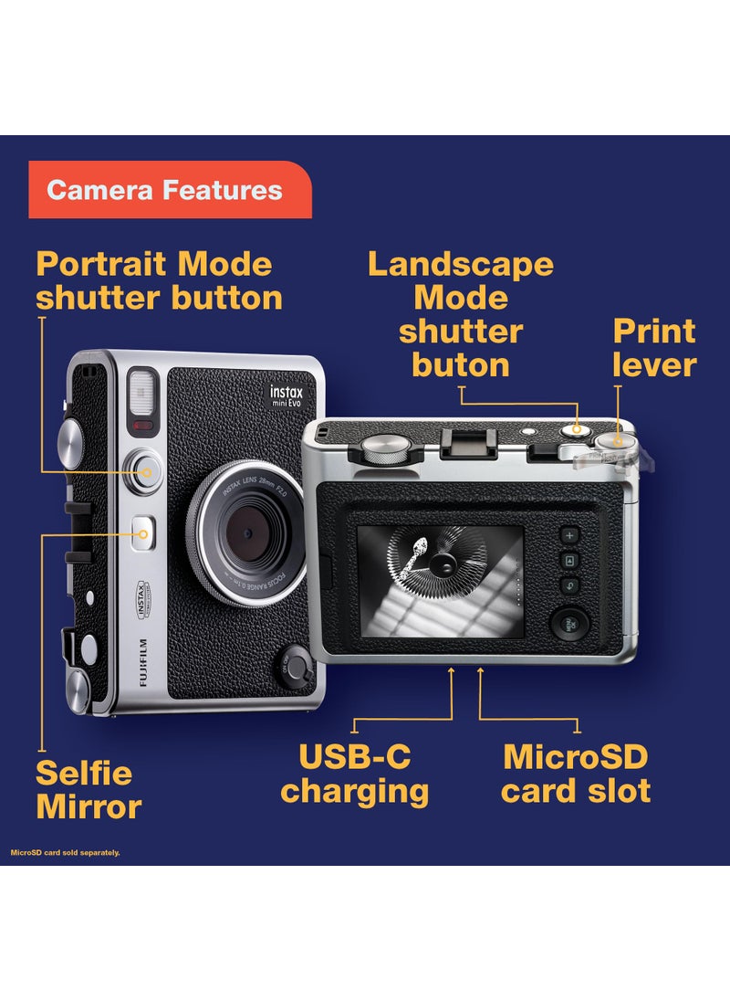 Instax Fujifilm Instax Mini EVO Instant Camera  - Image 5