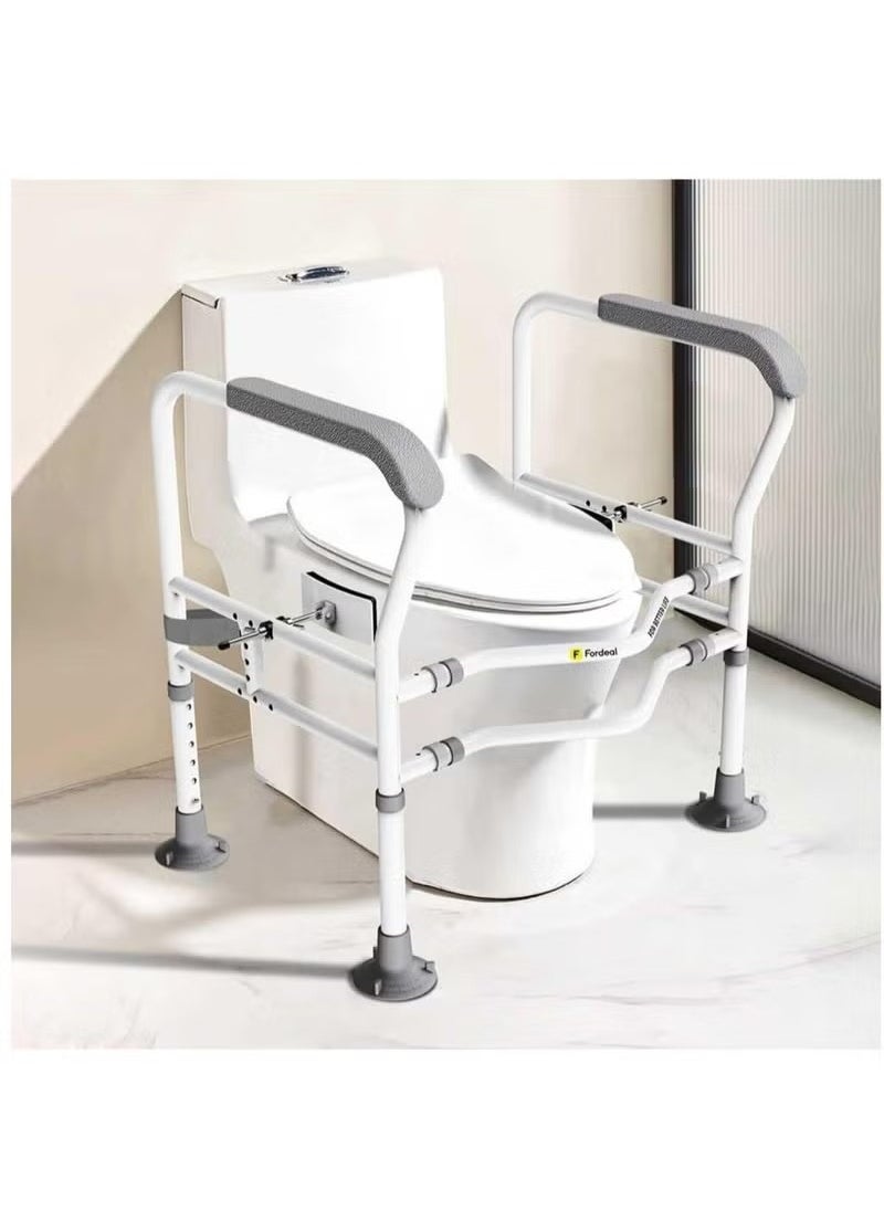 Beauenty Toilet Safety Frame Enhanced Support for Elderly and Handicap Individuals Adjustable Width and Toilet Safety Handrail  - Image 1