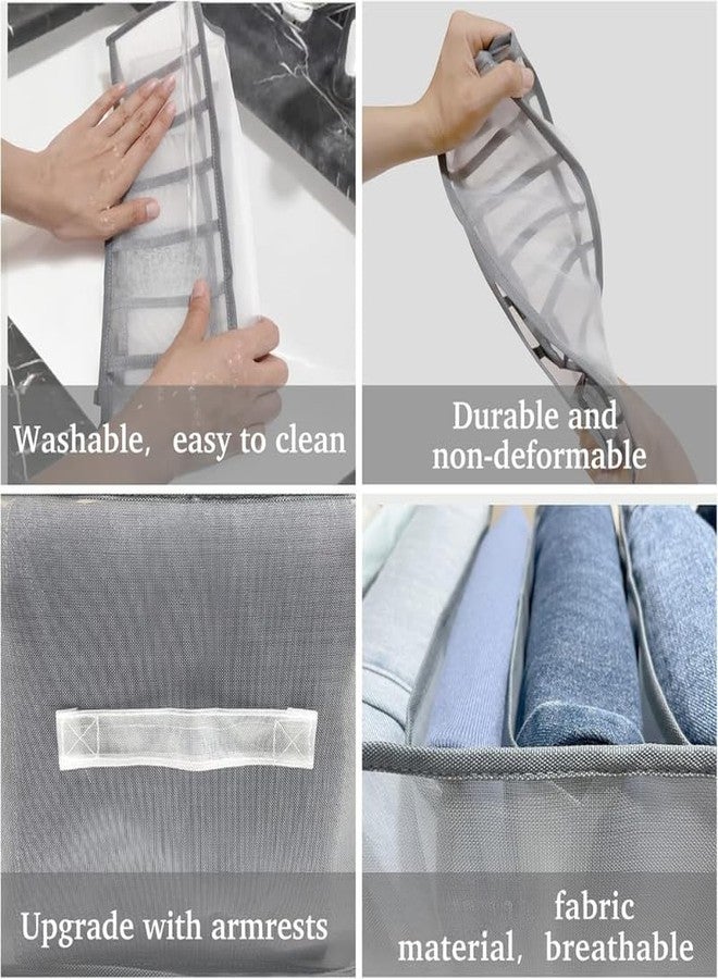 Drumstone (𝐋𝐢𝐦𝐢𝐭𝐞𝐝 𝐓𝐨𝐝𝐚𝐲 Premium PVC Clothes Storage Box – Foldable Drawer Organizer for Wardrobe, Transparent Closet Divider for Clothes, Towels & Items 𝟏𝟓 𝐘𝐄𝐀𝐑𝐒 𝐖𝐀𝐑𝐑𝐀𝐍𝐓𝐘 - Image 4