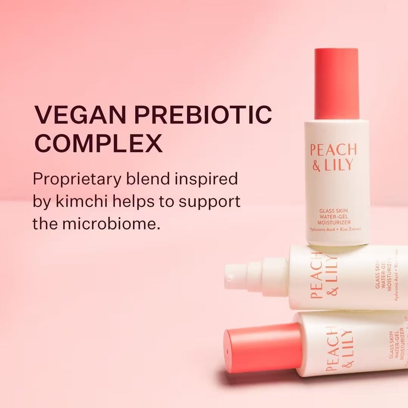 Peach & Lily - Glass Skin Water-Gel Moisturizer (1.69 ounces) - Hyaluronic Acid - Face Moisturizer - Lightweight & Oil Free - Chamomile, Kiwi, & Peach - Self Care - Vegan, Cruelty Free - Korean Beauty - Image 4