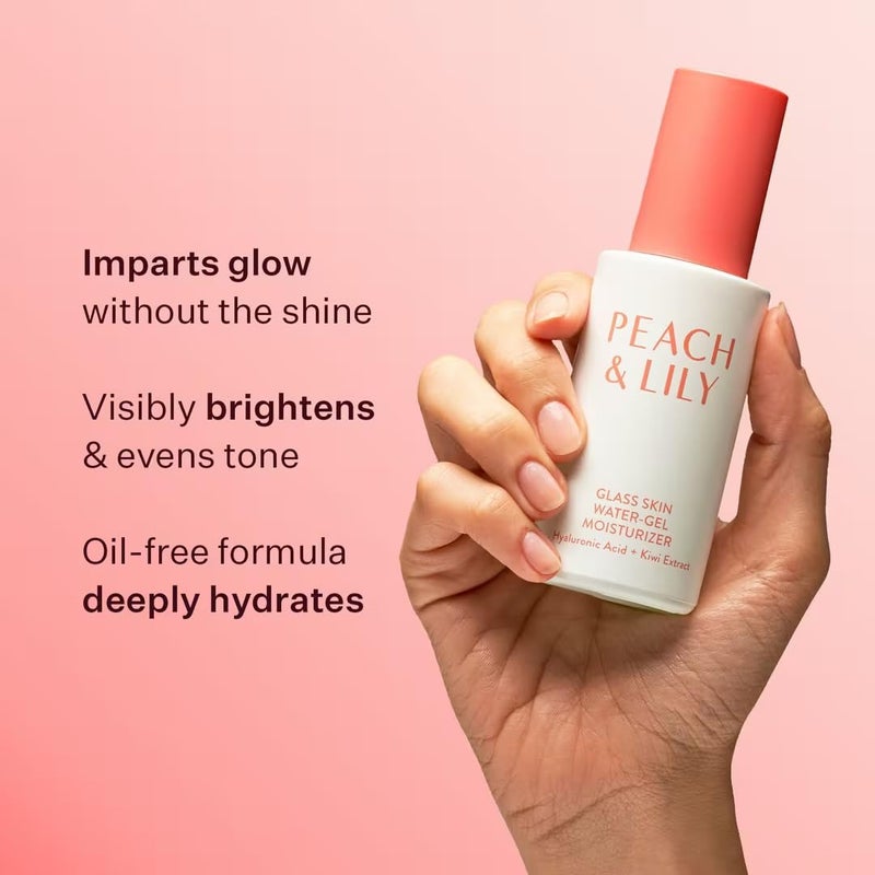 Peach & Lily - Glass Skin Water-Gel Moisturizer (1.69 ounces) - Hyaluronic Acid - Face Moisturizer - Lightweight & Oil Free - Chamomile, Kiwi, & Peach - Self Care - Vegan, Cruelty Free - Korean Beauty - Image 5