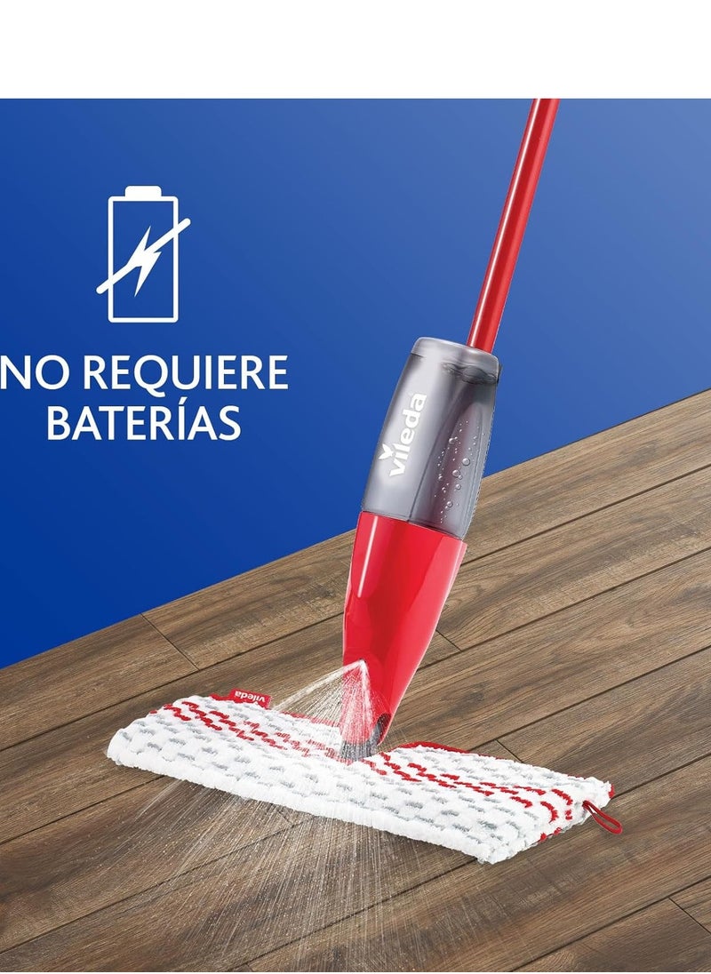 Vileda - Vileda Pro Mist Max Mop Set with 2 Extra Refills with DAC Disinfectant and Cleaner - Image 1