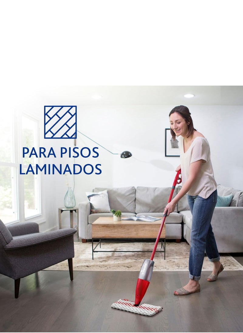 Vileda - Vileda Pro Mist Max Mop Set with 2 Extra Refills with DAC Disinfectant and Cleaner - Image 1