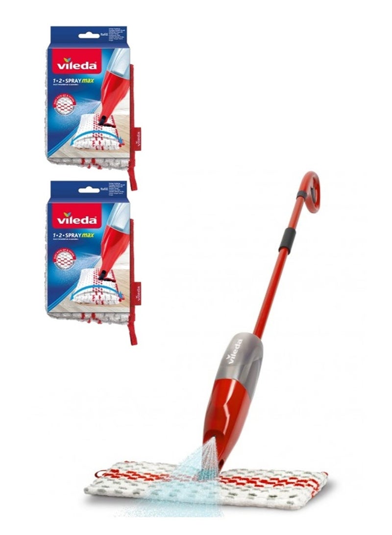 Vileda Pro Mist Max Mop Set with 2 Extra Replacements - Image 1