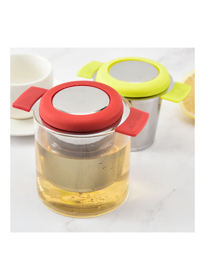 NIBEMINENT Eco-Friendly Rust-Proof Stainless Steel Extra Fine Mesh Tea Infuser Silver/Black/White - Image 2