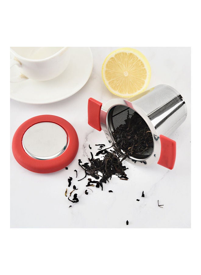 NIBEMINENT Eco-Friendly Rust-Proof Stainless Steel Extra Fine Mesh Tea Infuser Silver/Black/White - Image 3