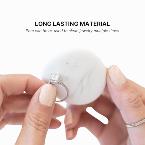 Shinery Illuminating Pom Tarnish Remover for Silver and Gold Jewelry Cleaner, Jewelry Cleaning Cloth, Removes Tarnish, Tarnish Cloth, Safe for All Metals - Image 4