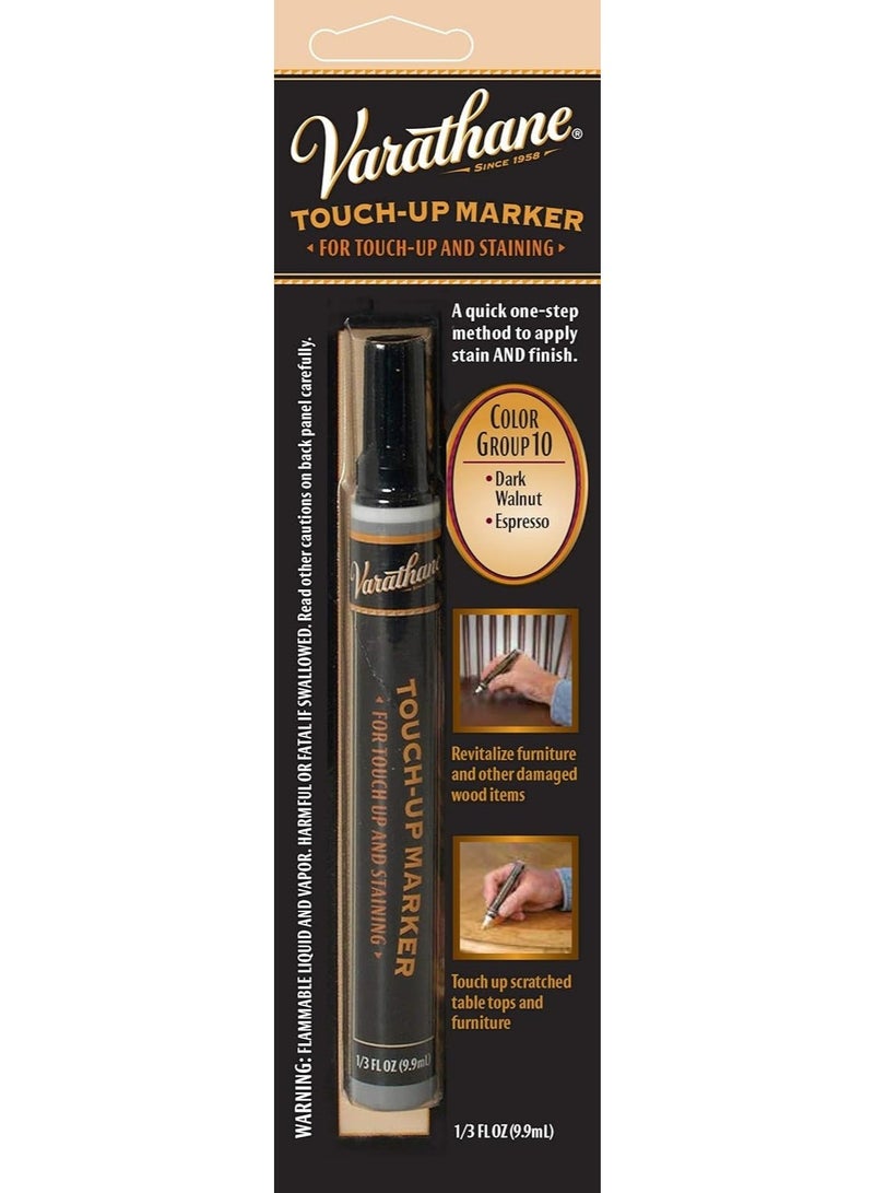 VARATHANE Rust-Oleum varathane 215361 Wood Stain Touch-Up Marker For Dark Walnut, Espresso - Image 1