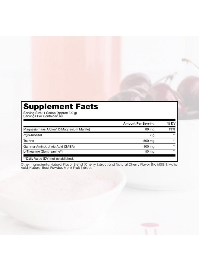 Pure Therapro Rx Just Relax Cherry - 60 Servings | Supports Relaxed Mood & Healthy Blood Pressure | Myo-inositol, Di-Magnesium Malate, GABA, Taurine, & L-Theanine - Image 2
