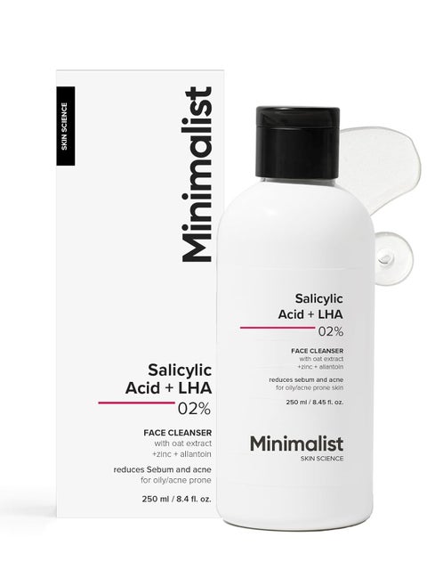 2% Salicylic Acid Face Wash For Oily Skin 250 ml