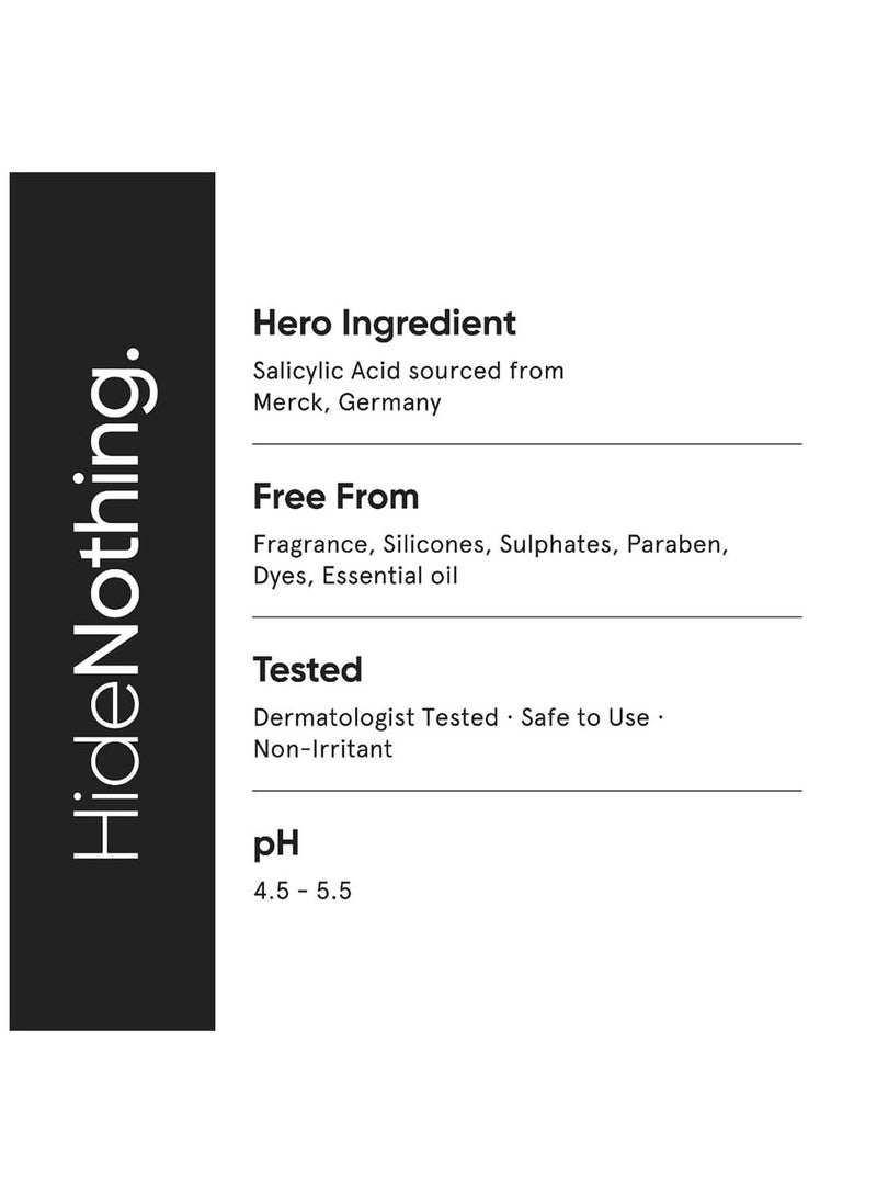 2% Salicylic Acid Face Wash For Oily Skin 250 ml