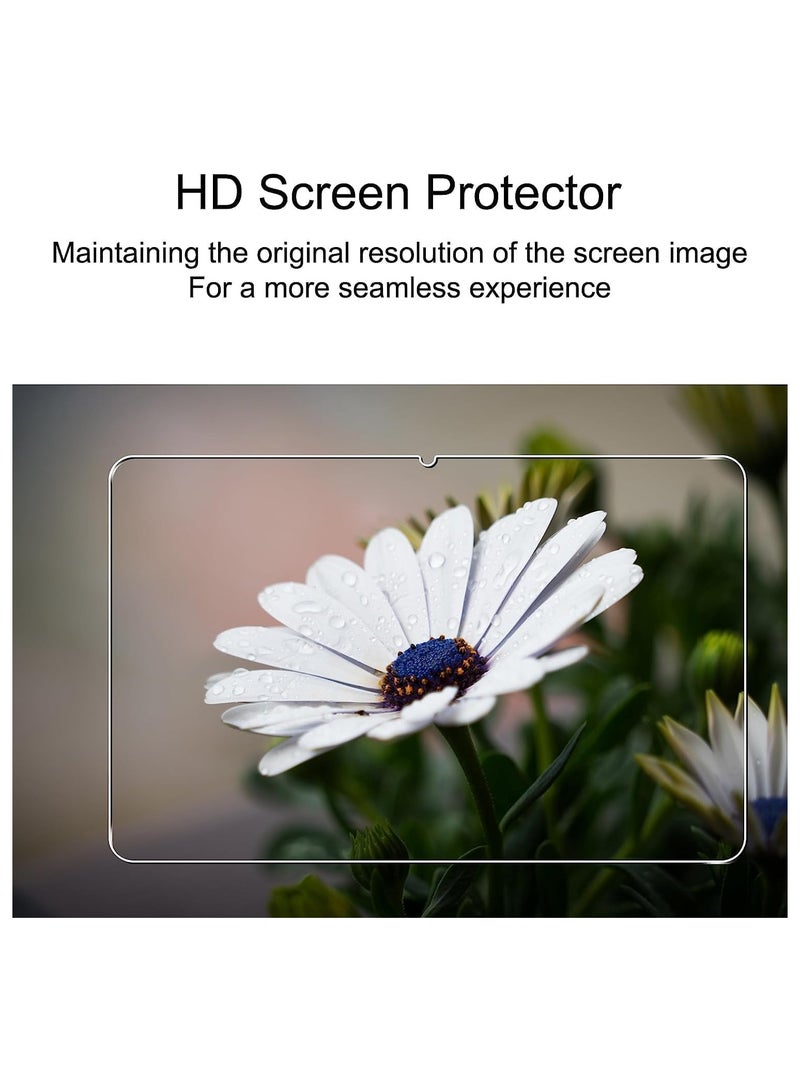 (2+2 Packs) Compatible Xiaomi Pad 6 Pro 11 inch Screen Protector and Camera Lens Protector, Anti-scratch 9H Hardness Protective Film Premium HD Clarity Tempered Glass Friendly - Image 4