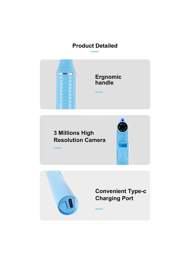 Generic - WI-FI Connected D-ental Floss T-oothbrush Tooth Cleaner Remover T-eeth S-tains Tartar Tool W-hitening with 300W High Resolution Camera  IP67 Water Resistance - Image 1