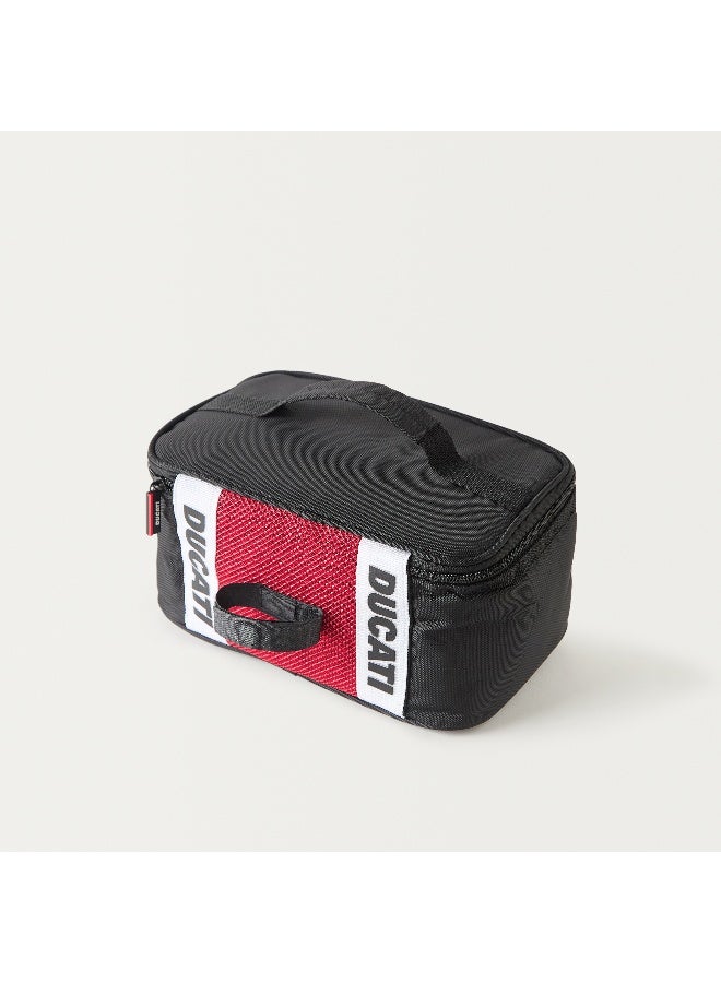 Ducati Black Lunch Bag for Men - Image 5