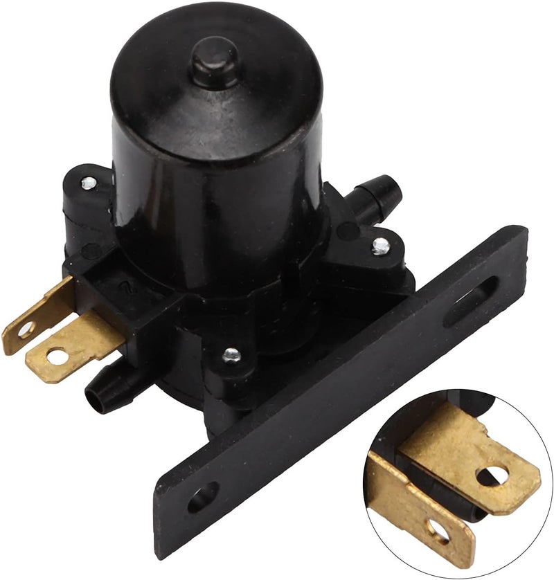 12V Wiper Pump Motor, 2 Terminals, Universal Fit for Car Truck Bus - Durable Metal and ABS, Easy Installation, Front and Rear Washer Water Supply - Image 3