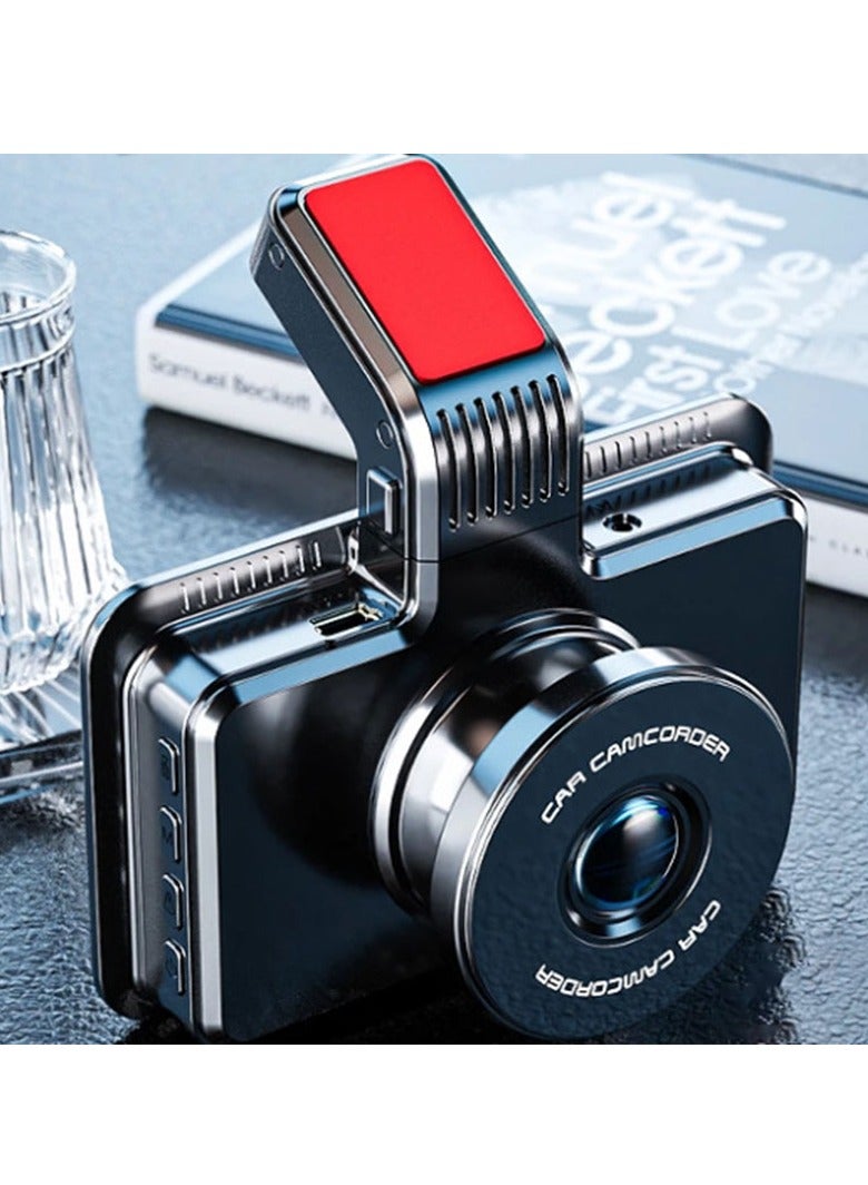 AROAQ Dash Cam With Wifi, 1080p Driving Recorder Wide Angle Lens 24 Hours Parking Surveillance, Waterproof Driving Recorder Cam For Car, 3-inch dual recording 1080P + WIFI mobile phone interconnection - Image 1