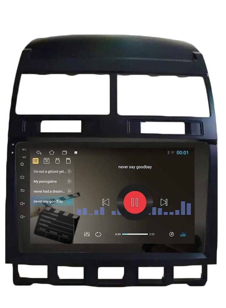 Android Car Stereo for Volkswagen Touareg 2003 2004 2005 2006 2007 2008 2009 2010 2GB RAM 32GB ROM 9 Inch Support Apple Carplay, MirrorLink WiFi BT, DSP IPS Touch Screen with AHD Camera Included - Image 1