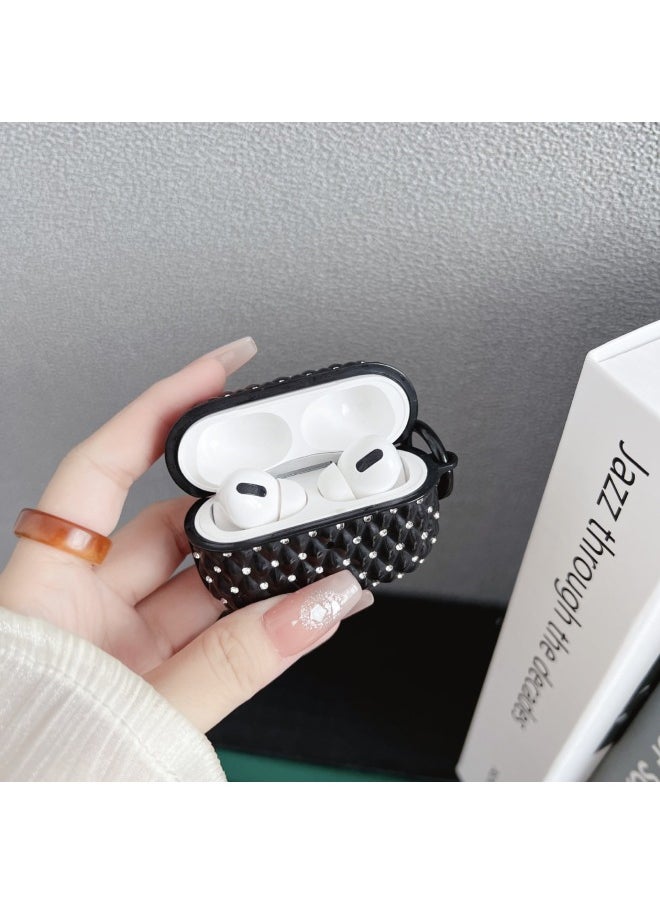 Generic - Sheep Point Drill Earphone Set Suitable For Apple Headset Wireless Bluetooth Airpods Pro2 Generation Solid Color Protective Cover-Colour:Sky Blue-Applicable Model:Airpods1/2 Generation - Image 1