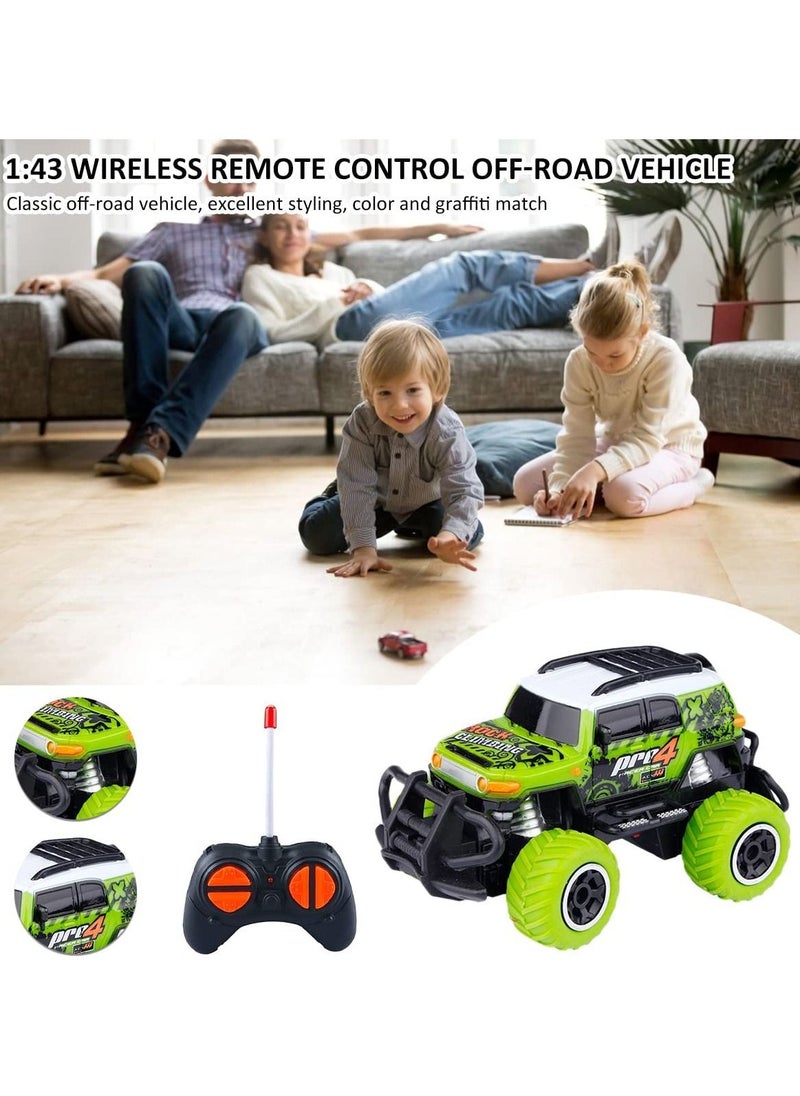 Swift Mini RC Remote Control Car Toy  for Kids, Boys and Girls with 1:43 Scale, Toy for Toddlers and Kids, 3 to 8 Years Old Green  - Image 3