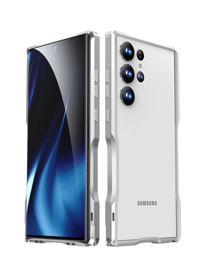 General Samsung Galaxy S24 Ultra /S23 Ultra metal case, aluminum alloy metal middle frame, soft TPU inner bumper, slim and cool, fast heat dissipation 