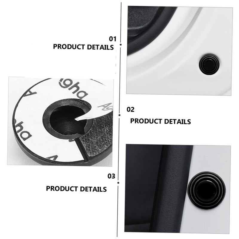 12 Pcs Car Door Edge Guards Black Protective Pads For Anti Collision And Soundproofing - Image 4