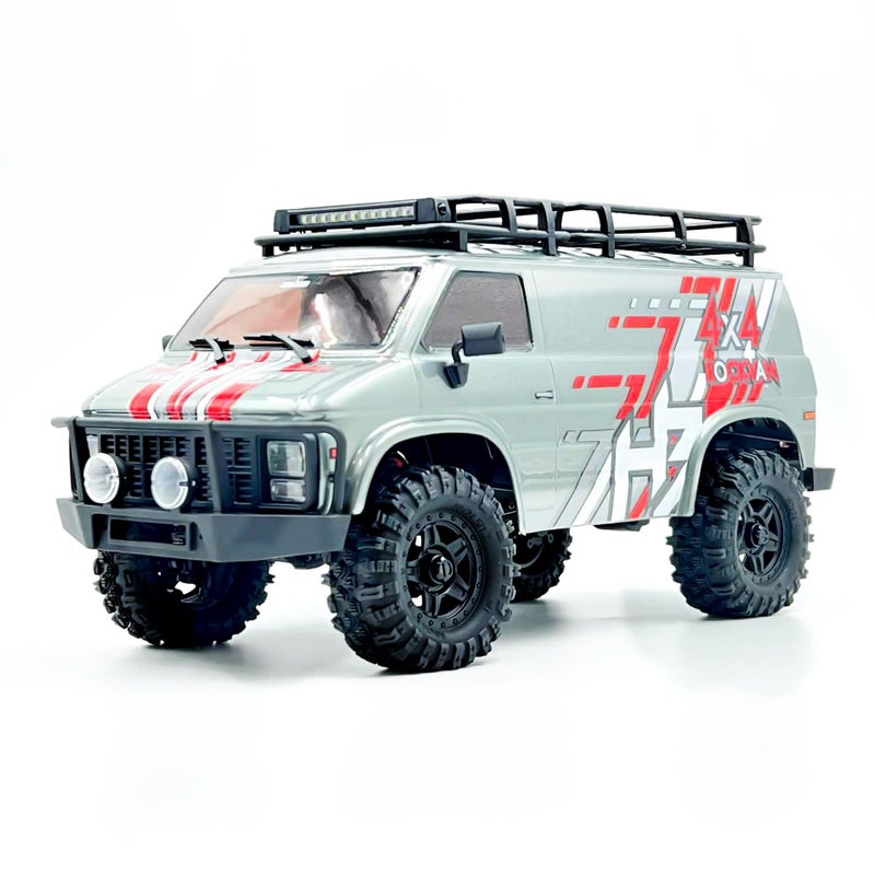 HOBBYPLUS CR18P EVO 2 RockVan RC Crawler - 1/18 Scale Mini RC Crawler with Two-Speed Transmission, All-Metal Gears, Evolved EVO Platform, Ready-to-Run, Distinctive Styling - Image 1
