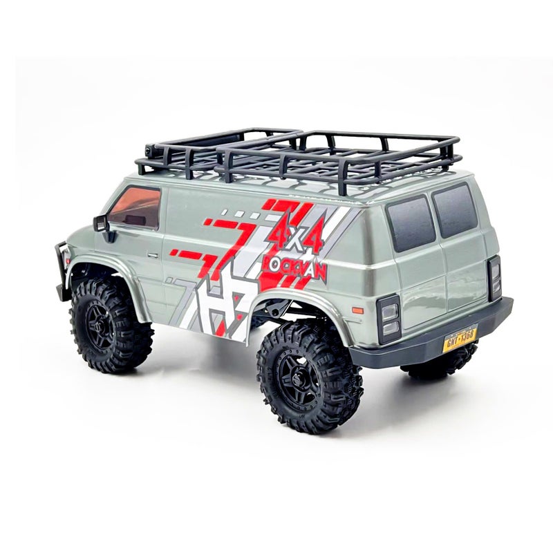 HOBBYPLUS CR18P EVO 2 RockVan RC Crawler - 1/18 Scale Mini RC Crawler with Two-Speed Transmission, All-Metal Gears, Evolved EVO Platform, Ready-to-Run, Distinctive Styling - Image 3