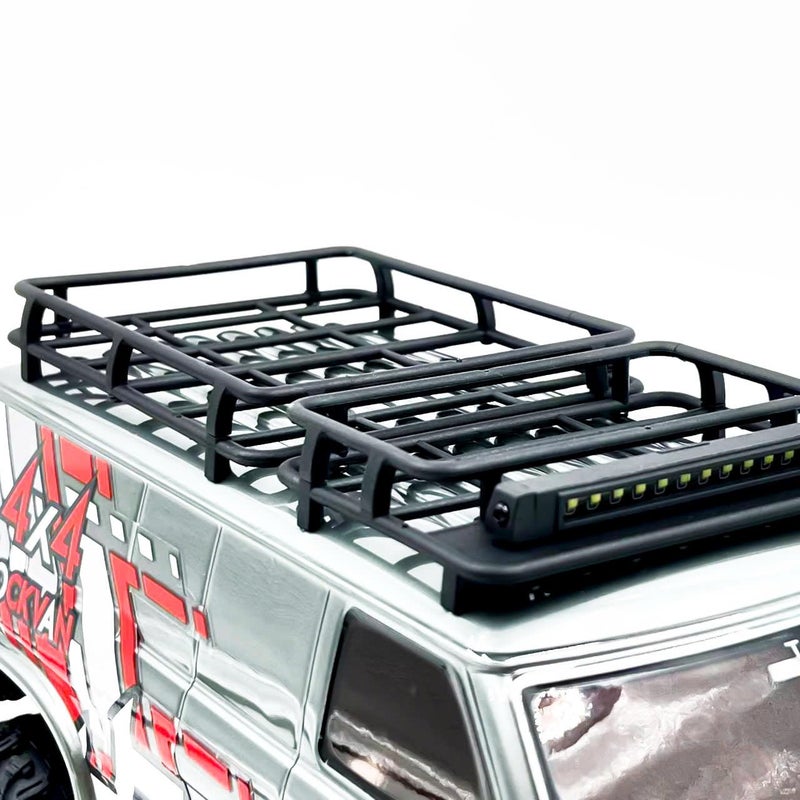 HOBBYPLUS CR18P EVO 2 RockVan RC Crawler - 1/18 Scale Mini RC Crawler with Two-Speed Transmission, All-Metal Gears, Evolved EVO Platform, Ready-to-Run, Distinctive Styling - Image 4