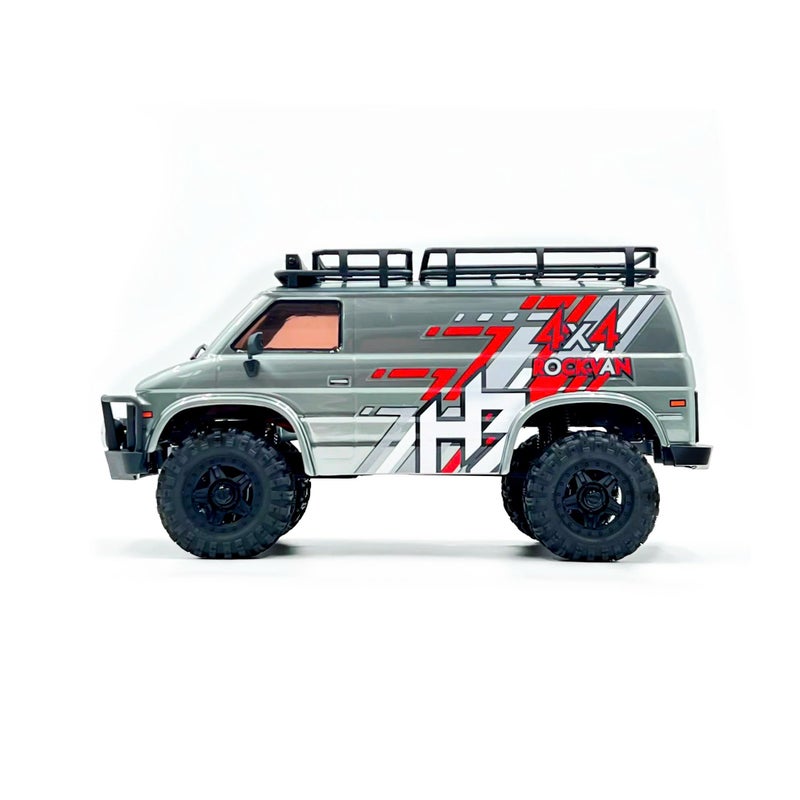 HOBBYPLUS CR18P EVO 2 RockVan RC Crawler - 1/18 Scale Mini RC Crawler with Two-Speed Transmission, All-Metal Gears, Evolved EVO Platform, Ready-to-Run, Distinctive Styling - Image 2