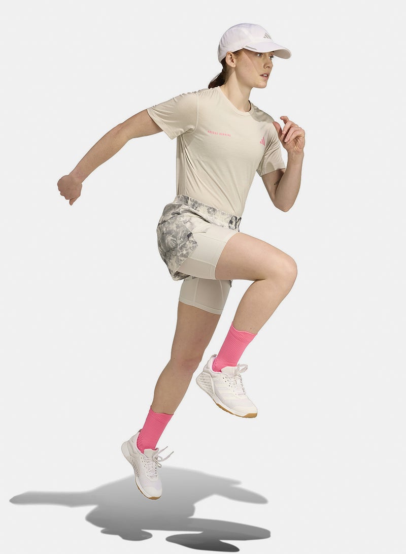 Adidas Own The Run Spray Dye 2In1 Short - Image 3
