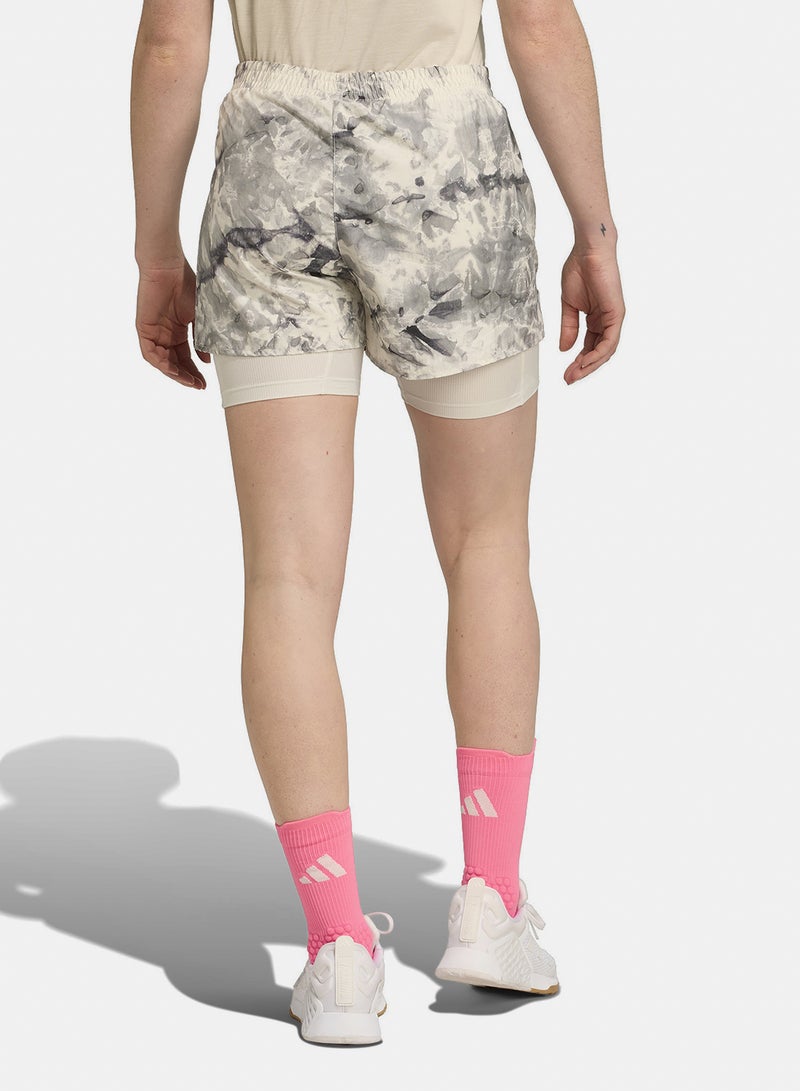 Adidas Own The Run Spray Dye 2In1 Short - Image 2