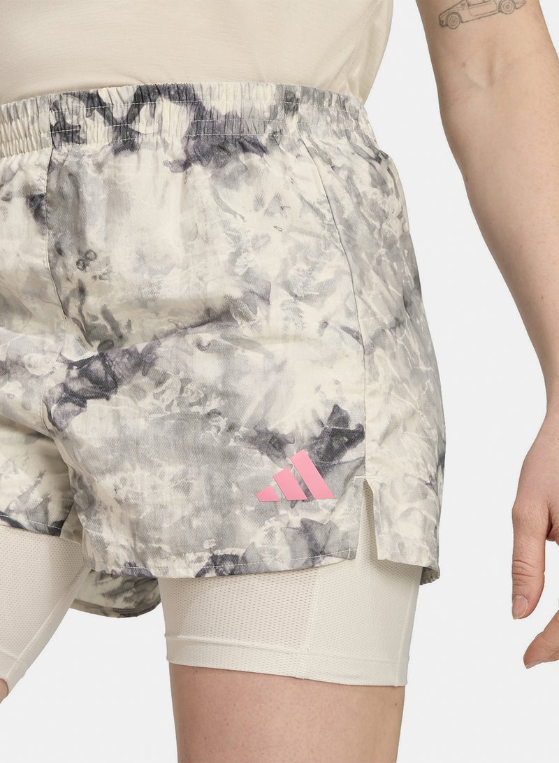 Adidas Own The Run Spray Dye 2In1 Short - Image 4