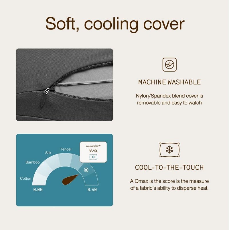 Coop Home Goods AirJustable Travel Neck Pillow - Image 5