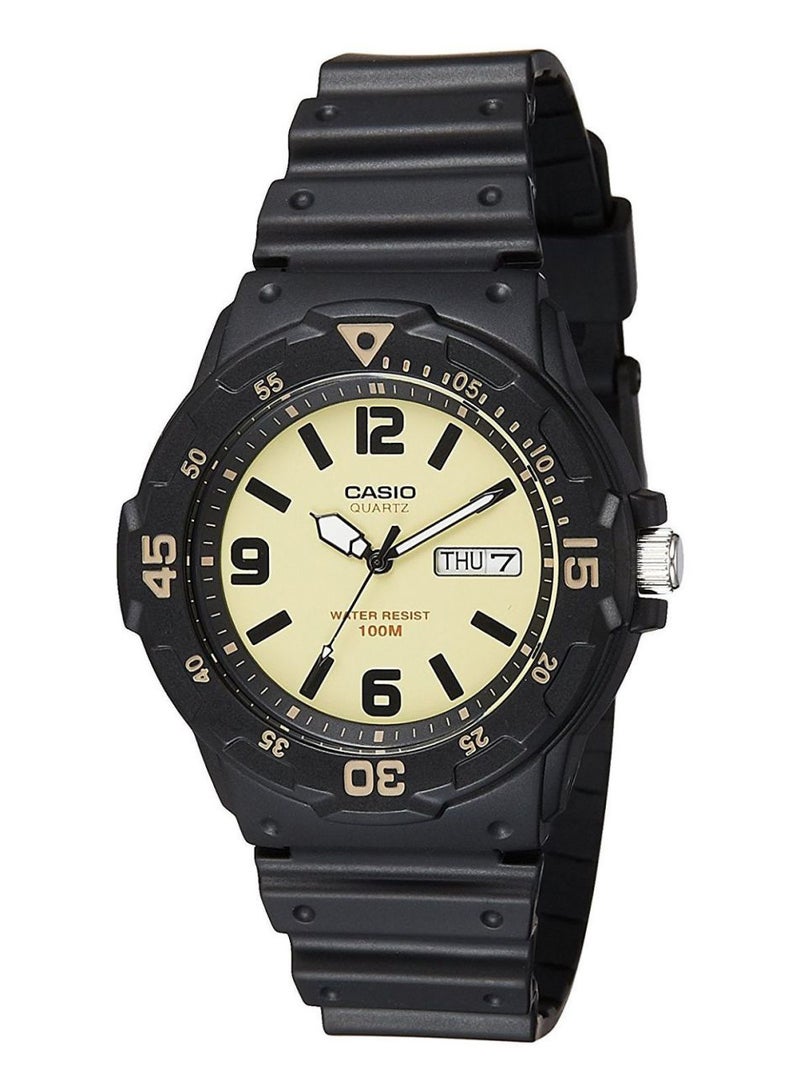 CASIO Boys Youth Quartz Analog Watch MRW-200H-5BVDF - 41 mm - Black - Image 1
