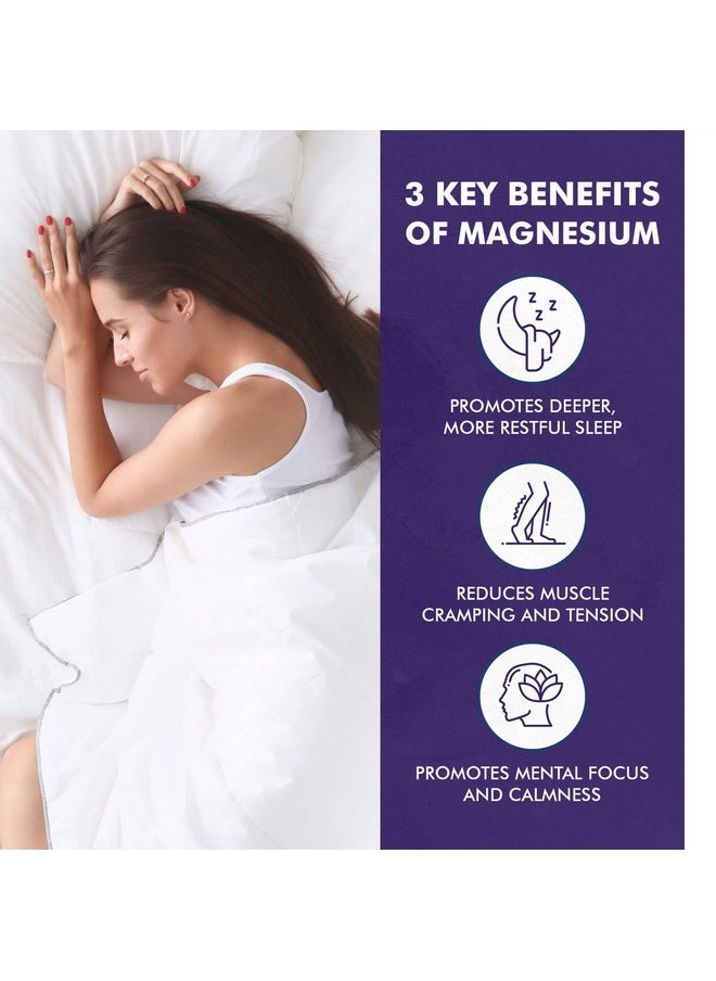 Naomi Mighty Mg Magnesium Glycinate & Malate Complex 360Mg High Absorption Formula Elemental Magnesium Supports Heart Health Strong Bones Better Sleep Glutenfree Nongmo Vegan 60 Veggie Caps  - Image 5