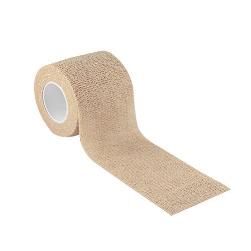AGAM Cohesive Self Adhesive Bandage | Self-Adhesive Compression Wrap – Sports, Gym & Joint Protection Tape | (Reusable & Waterproof, 5 cm X 4.5 Mtr) Crepe Bandage Pack of 2 (Beige) - Image 2