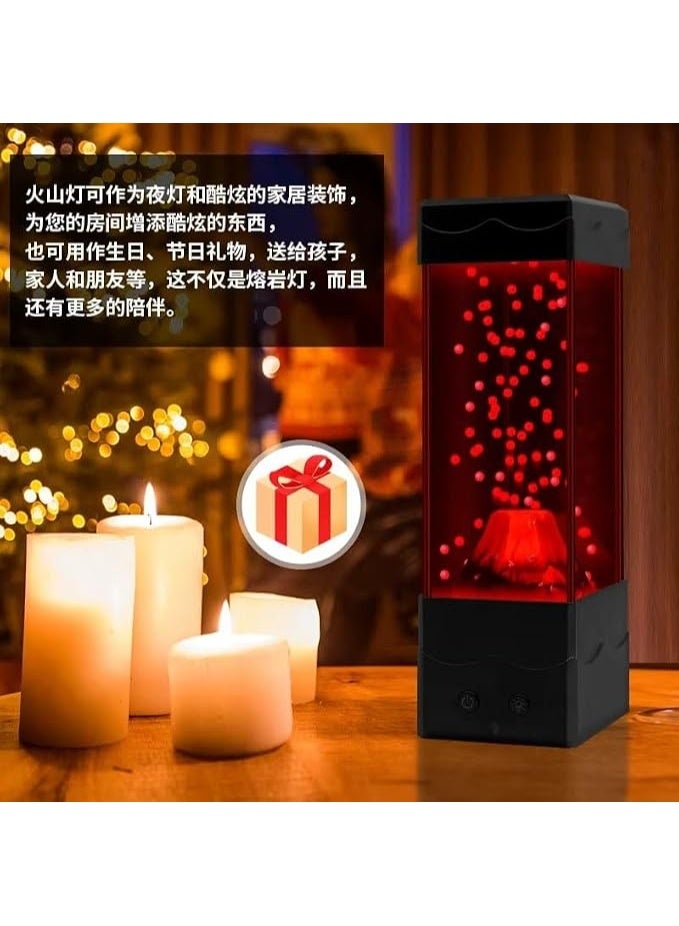 Decorative Volcano Lamp - An innovative volcano-shaped lighting piece that gives a room or office an attractive look and is suitable for home decor, workspaces and everyday use (W) - Image 4