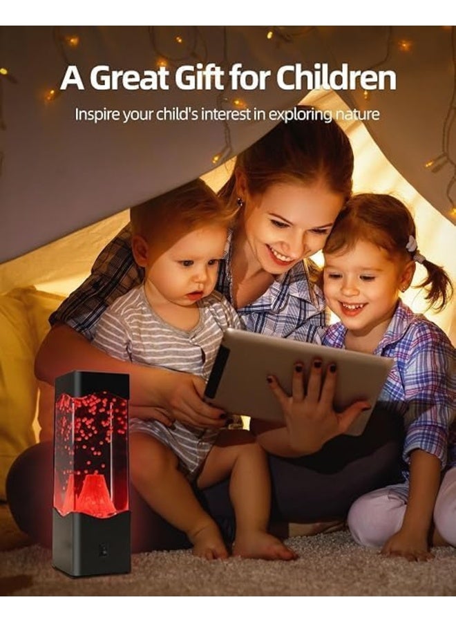 Decorative Volcano Lamp - An innovative volcano-shaped lighting piece that gives a room or office an attractive look and is suitable for home decor, workspaces and everyday use (W) - Image 3